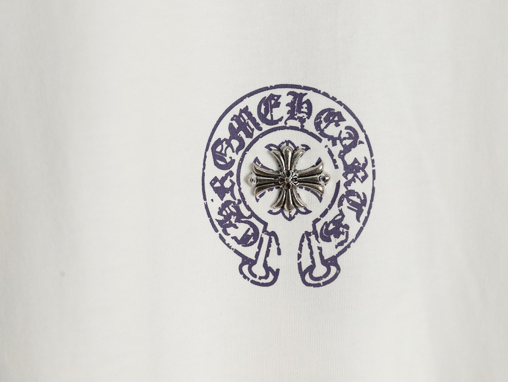 Chrome hearts Sanskrit cross short-sleeved T-shirt