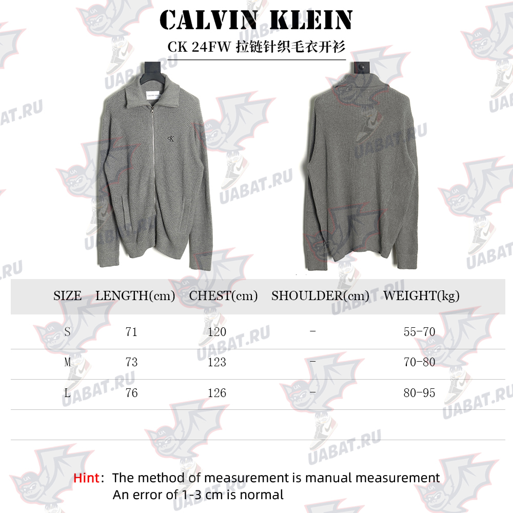 Calvin Klein Zip-up Cardigan