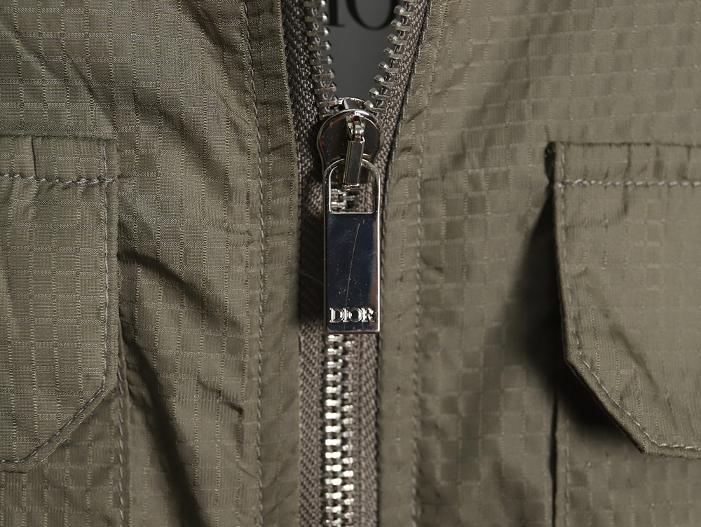 DIOR Multi-pocket zip-up jacket