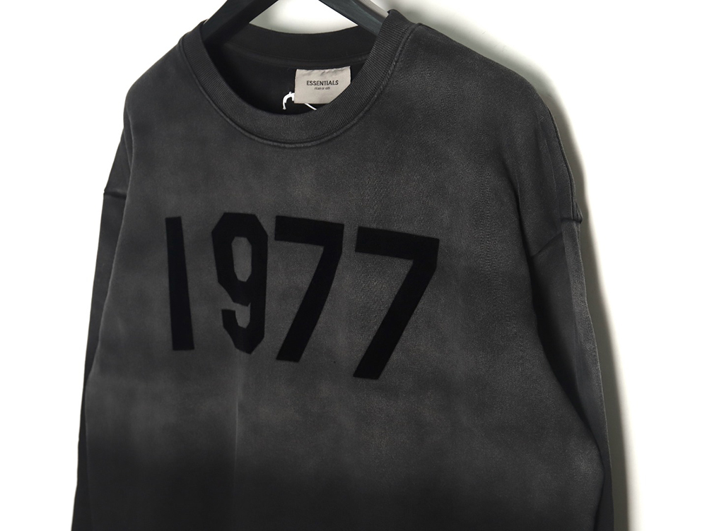 Fear of God gradient washed flocked 1977 crewneck sweatshirt