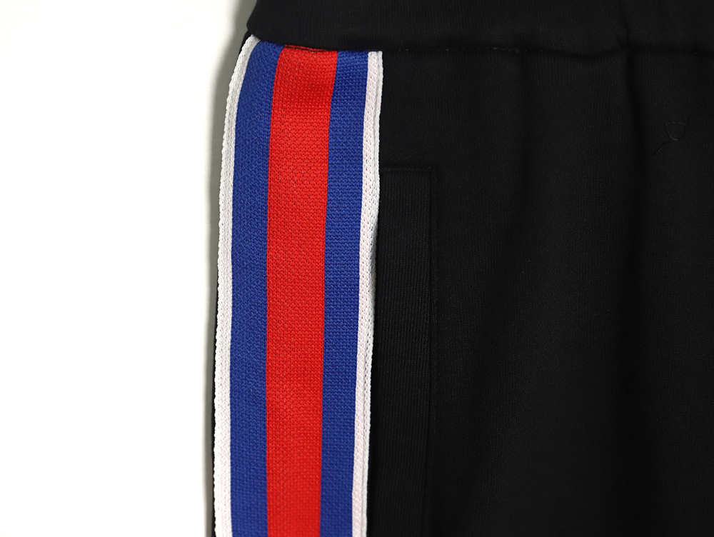 Gucci Double G tricolor striped web colorblock trousers