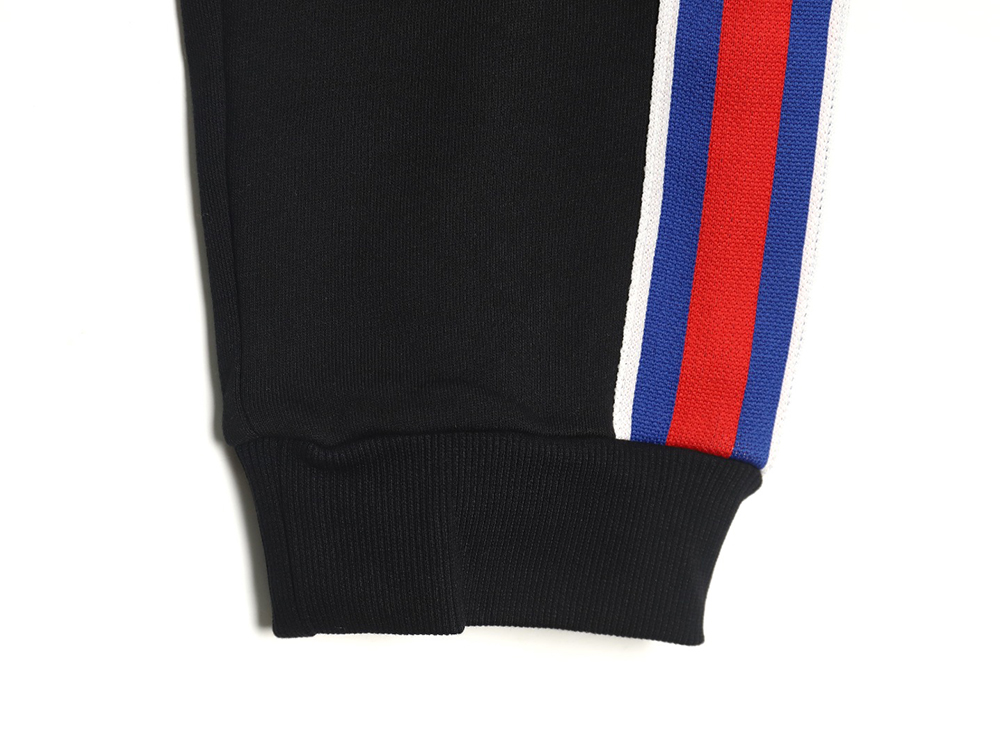 Gucci Double G tricolor striped web colorblock trousers