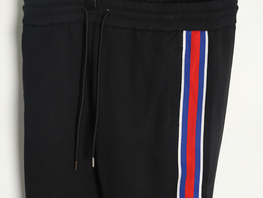 Gucci Double G tricolor striped web colorblock trousers