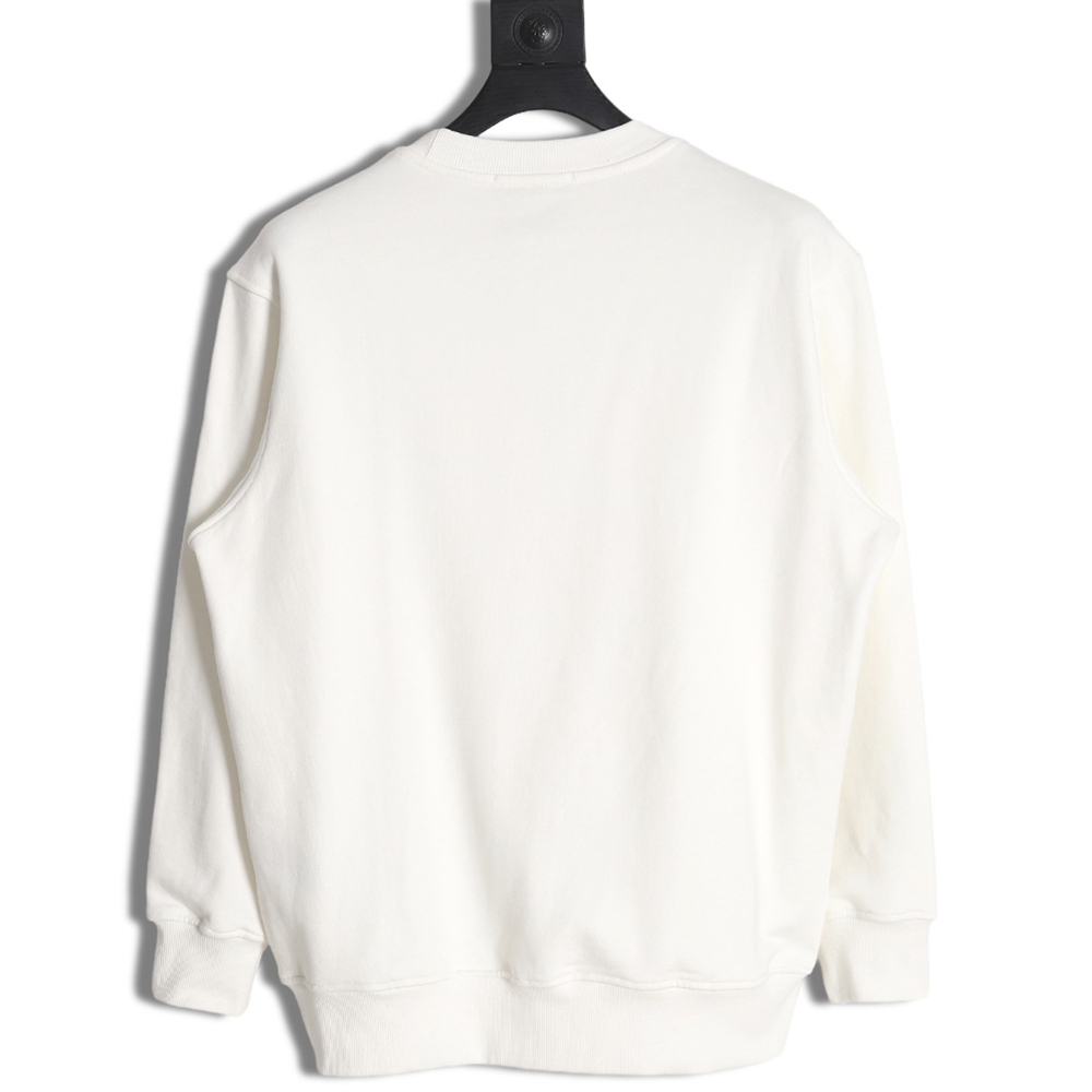 Gucci logo embroidered crew neck sweatshirt