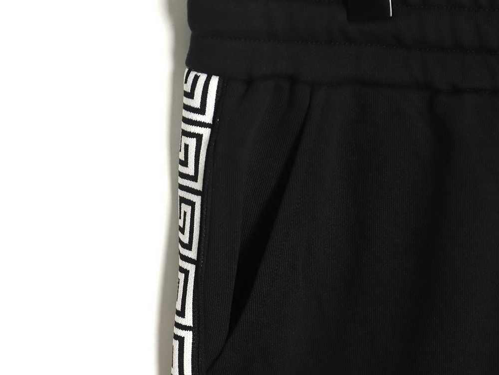 Givenchy Web letter stitching logo trousers