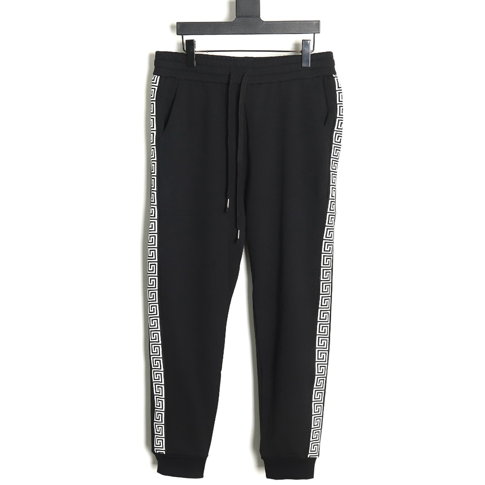 Givenchy Web letter stitching logo trousers