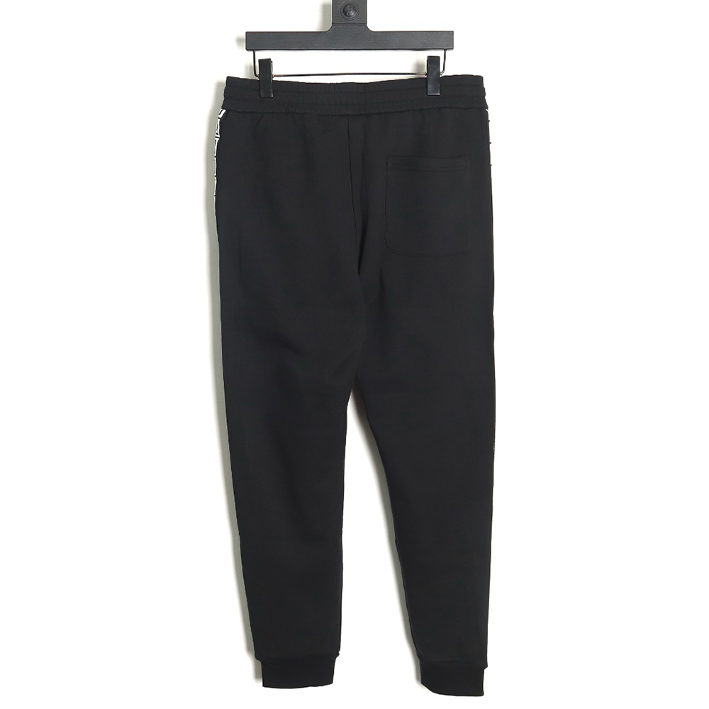 Givenchy Web letter stitching logo trousers