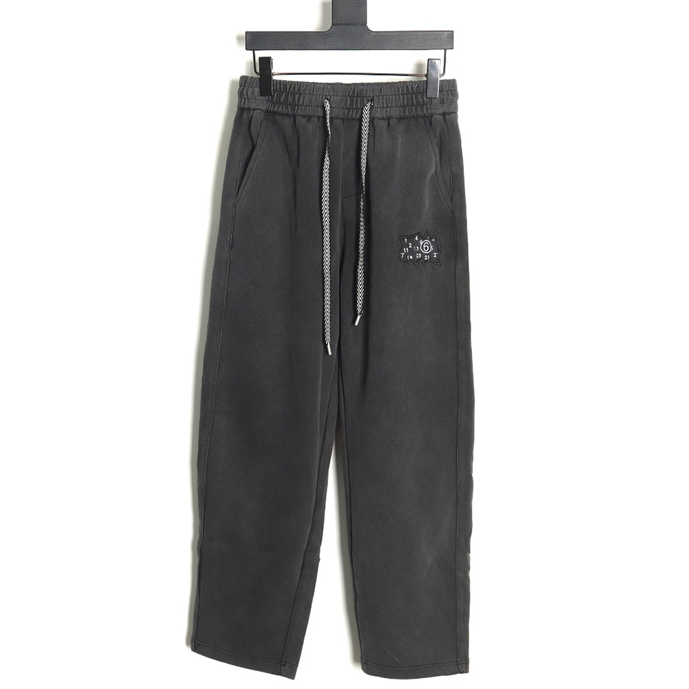 Maison Margiela fried color washed casual trousers