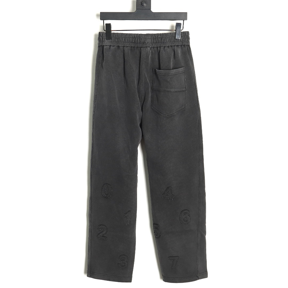 Maison Margiela fried color washed casual trousers