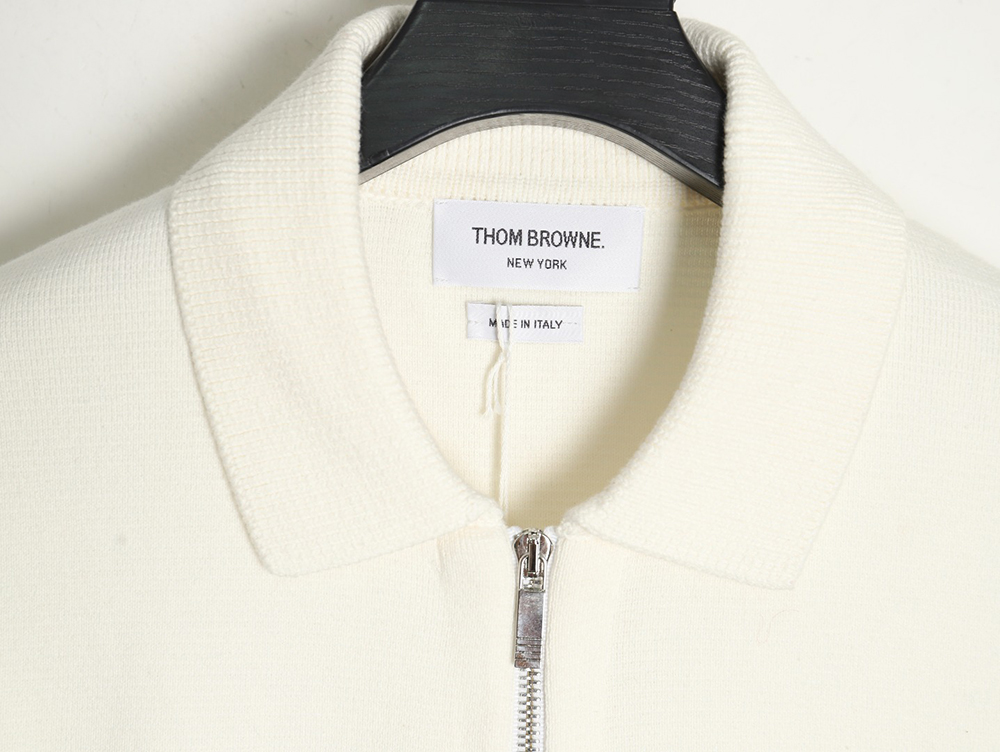 Thom Browne Zip-up jacket with webbing sleeves