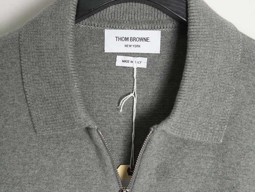 Thom Browne Zip-up jacket with webbing sleeves TSK1