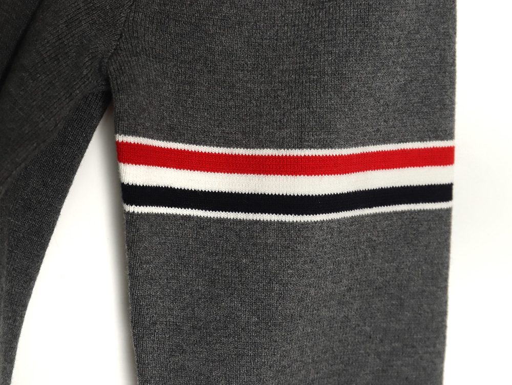 Thom Browne Double Sleeve Web Band Cardigan Sweater TSK3