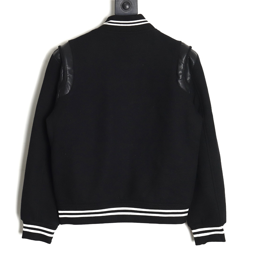 Saint Laurent Paris wool baseball jacket