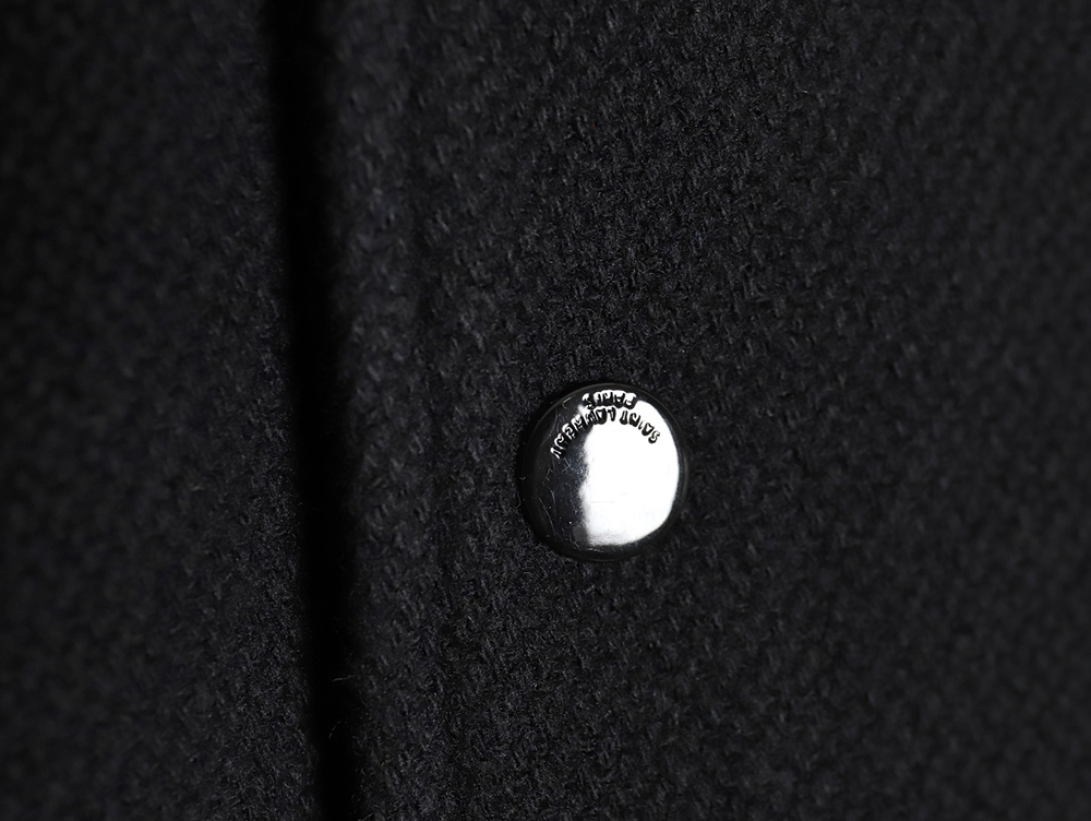 Saint Laurent Paris wool baseball jacket