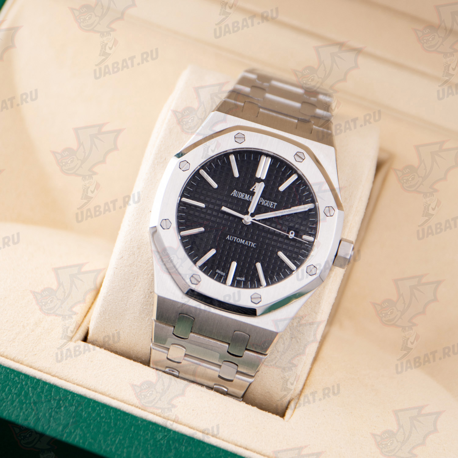 Audemars Piguet - Royal Oak 15400 SS/SS Black ZF V2 A3120