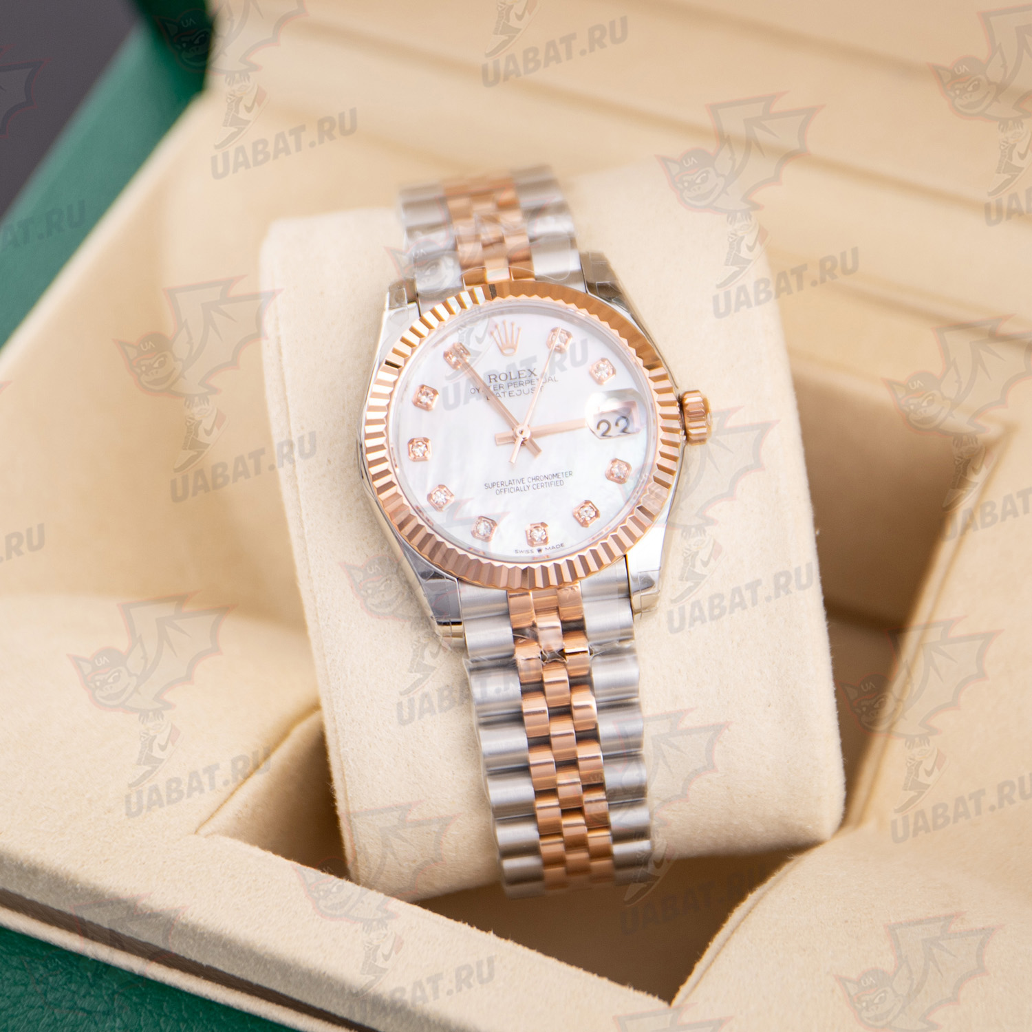 Datejust 31mm MOP 278271 ROSE GOLD & STEEL JUBILEE MOP DIAMOND DIAL