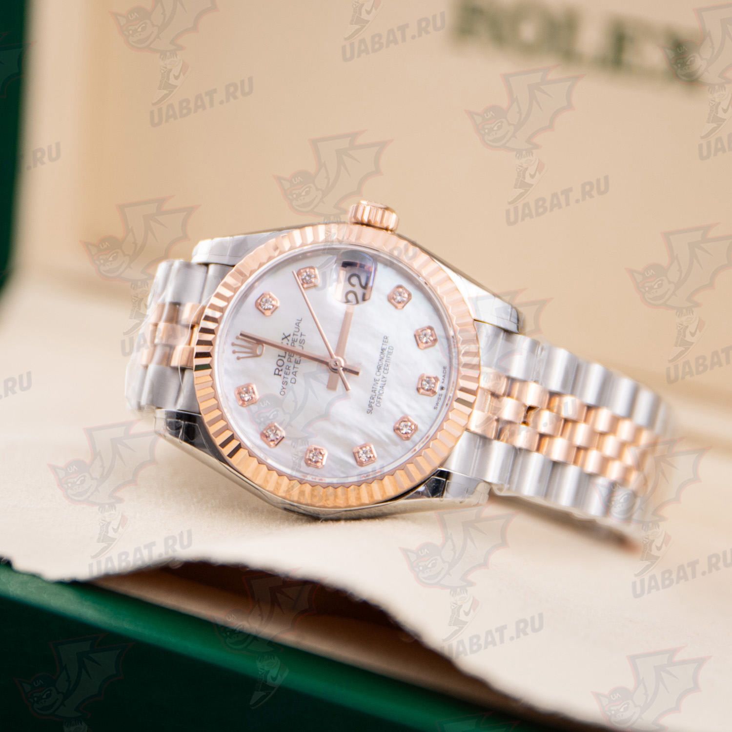 Datejust 31mm MOP 278271 ROSE GOLD & STEEL JUBILEE MOP DIAMOND DIAL