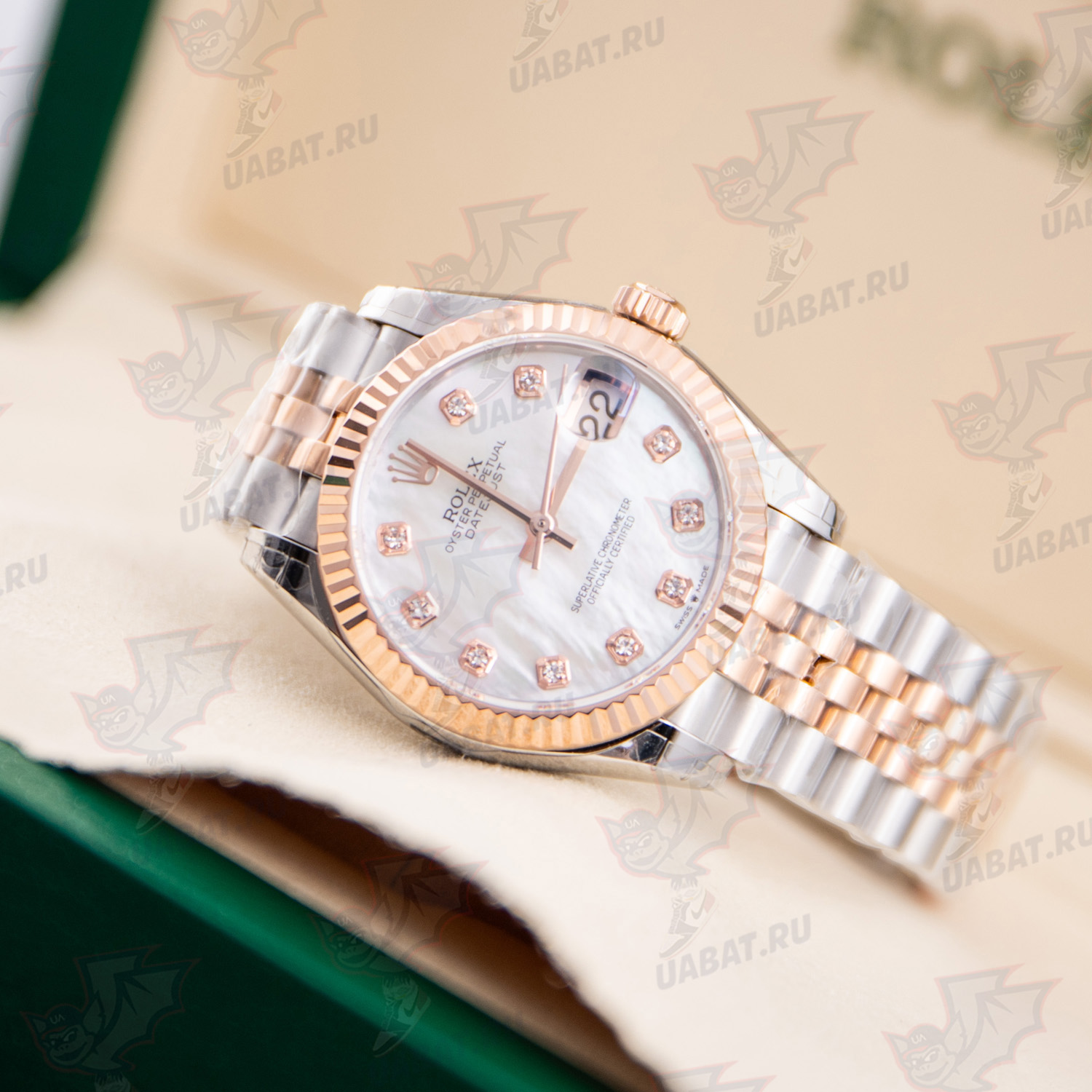 Datejust 31mm MOP 278271 ROSE GOLD & STEEL JUBILEE MOP DIAMOND DIAL