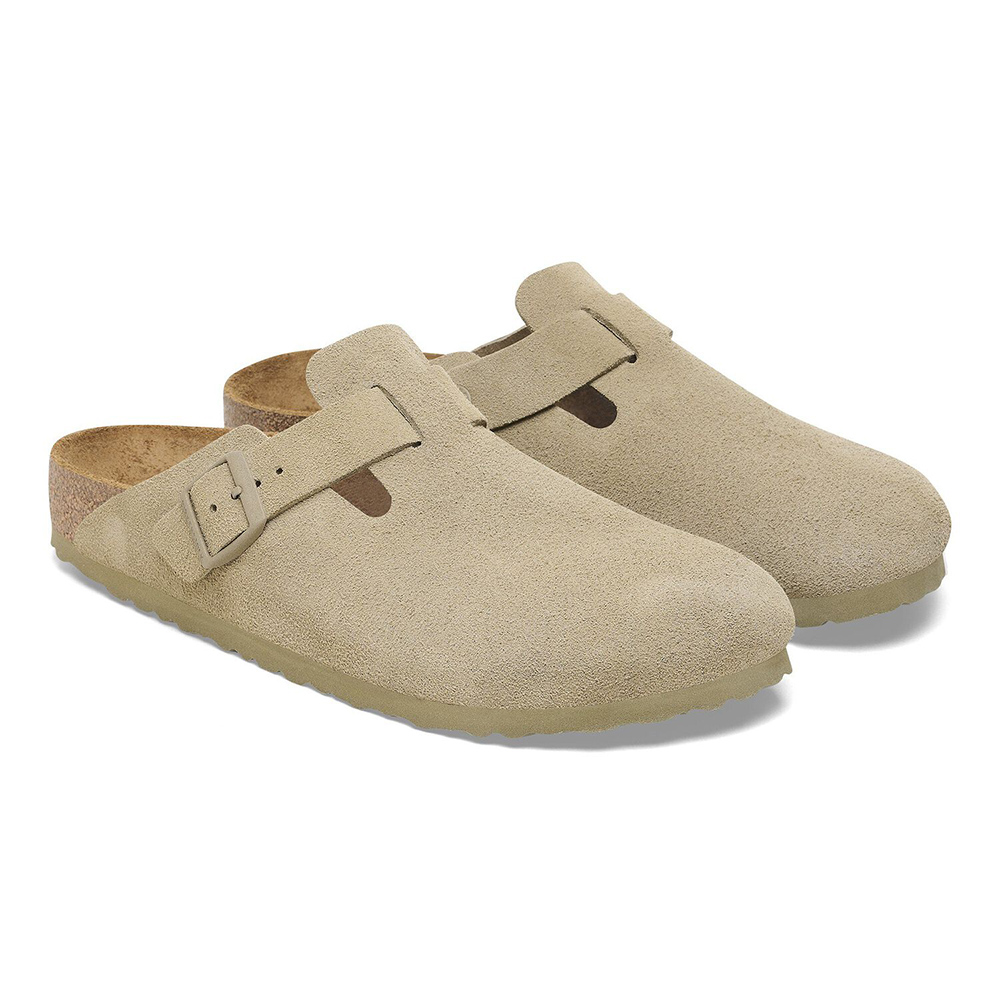 Birkenstock Boston Suede Leather Sneakers “Khaki”