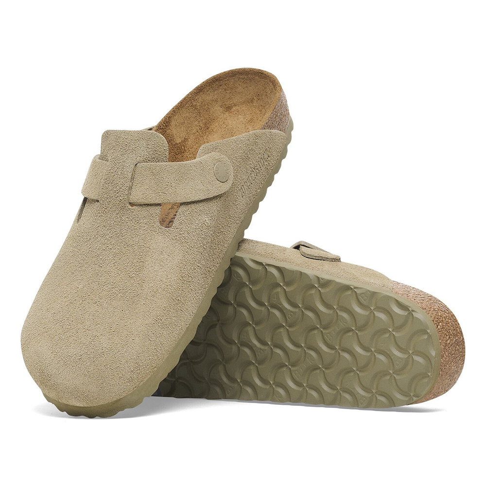 Birkenstock Boston Suede Leather Sneakers “Khaki”