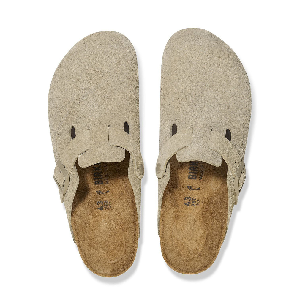 Birkenstock Boston Suede Leather Sneakers “Khaki”