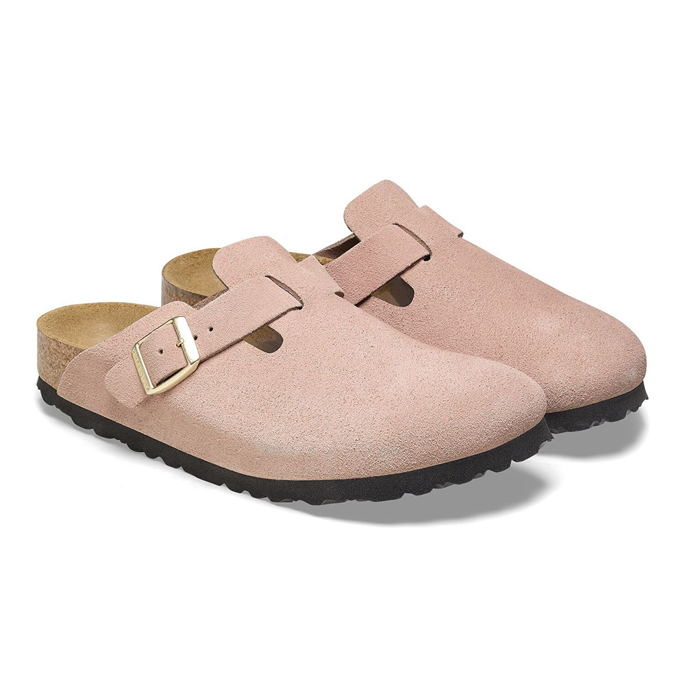 Birkenstock Boston Suede Leather Sneakers “Pink”