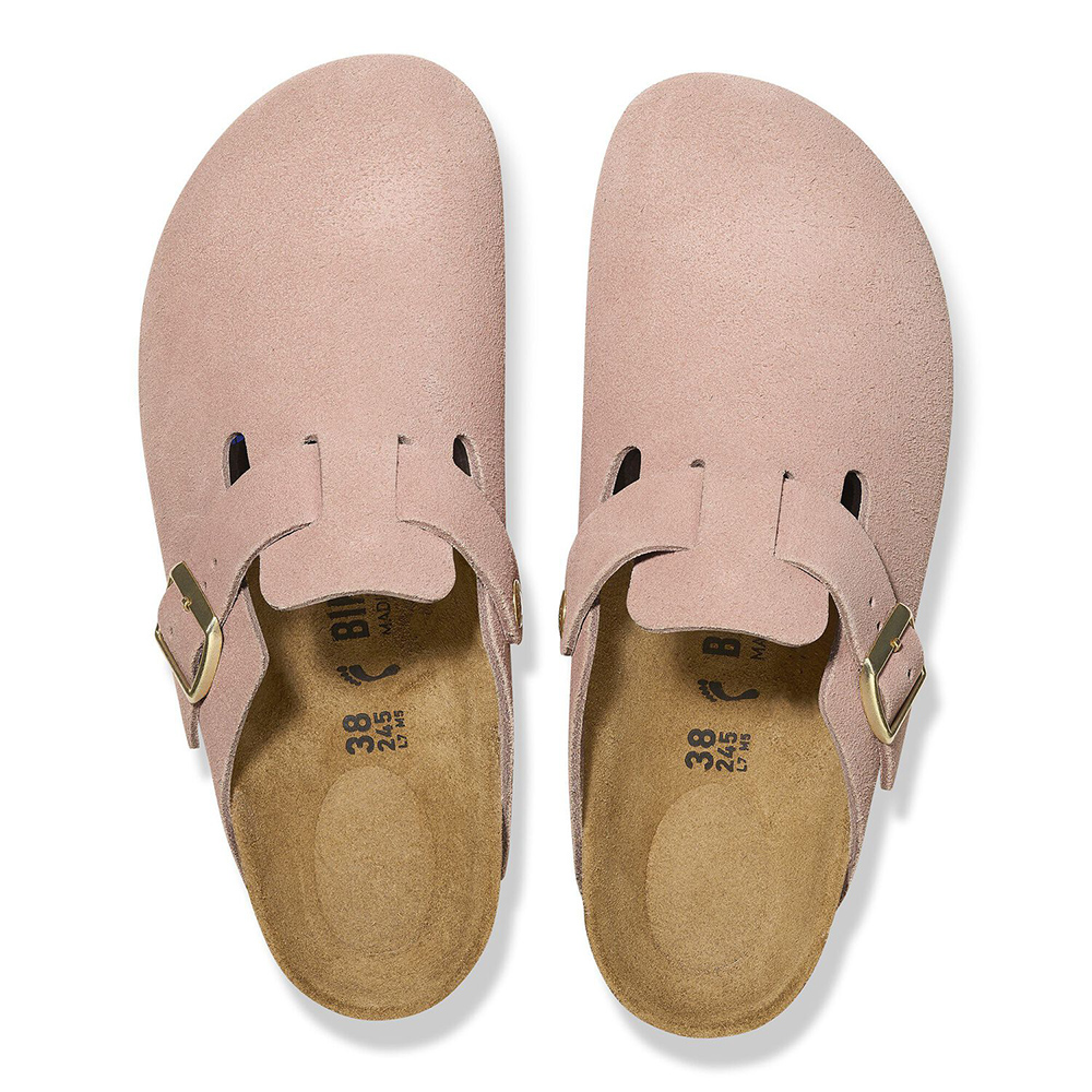 Birkenstock Boston Suede Leather Sneakers “Pink”