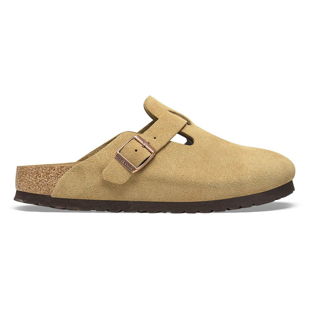 Birkenstock Boston Suede Leather Sneakers “Latte Cream”