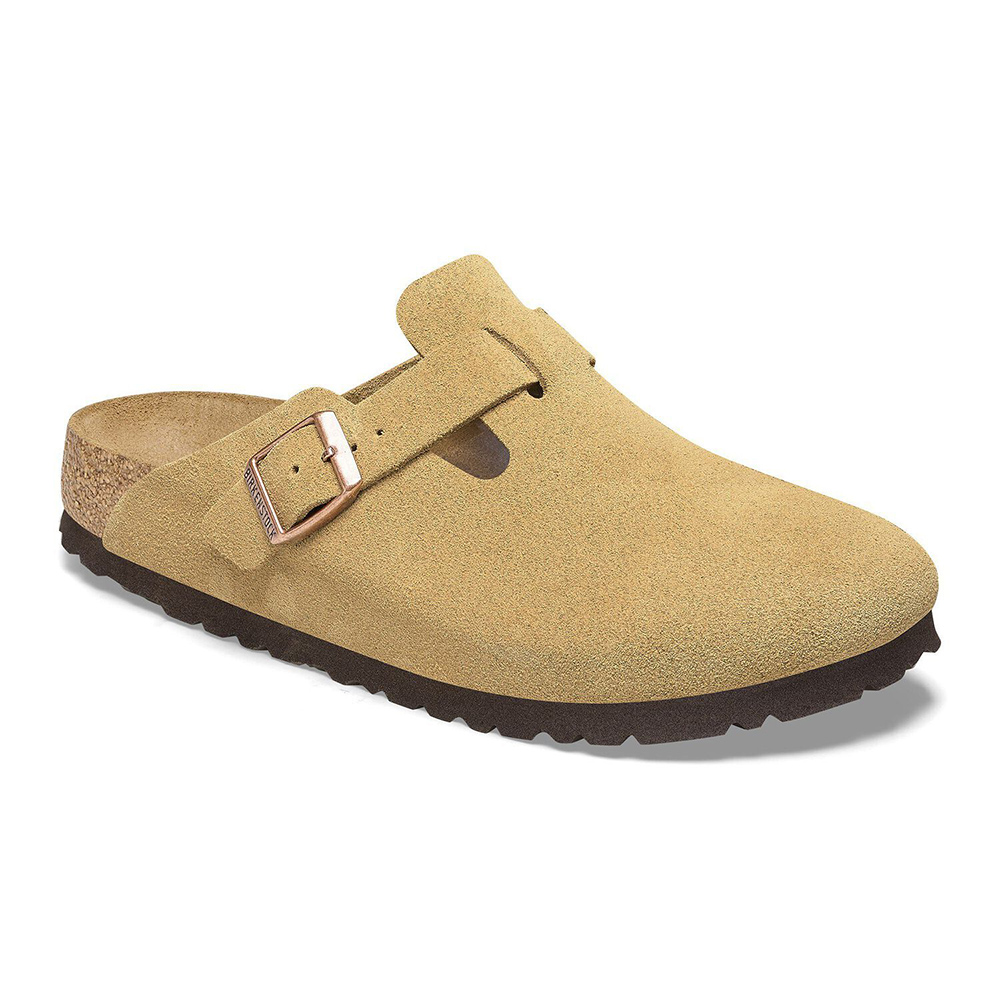 Birkenstock Boston Suede Leather Sneakers “Latte Cream”