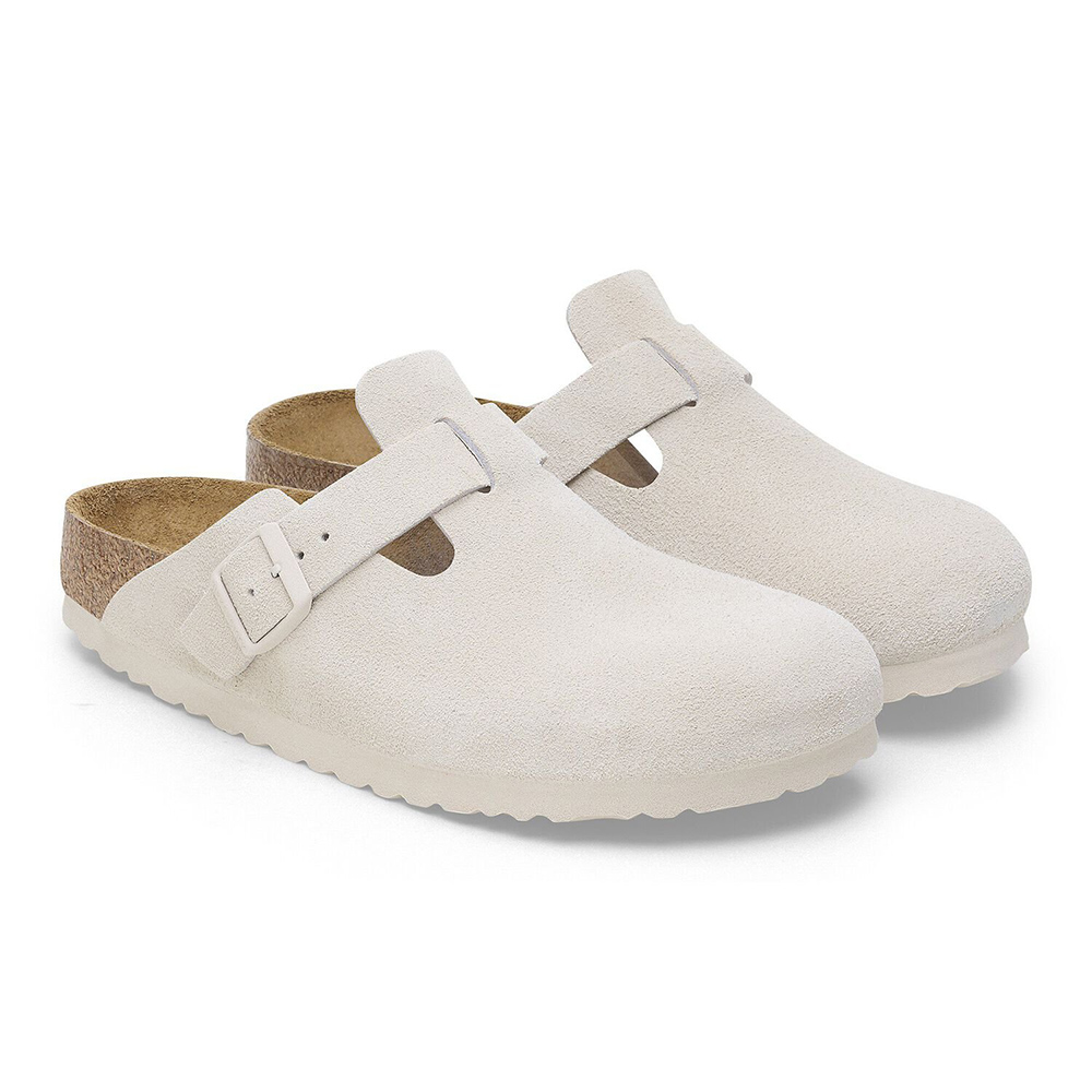 Birkenstock Boston Suede Leather Sneakers “white”