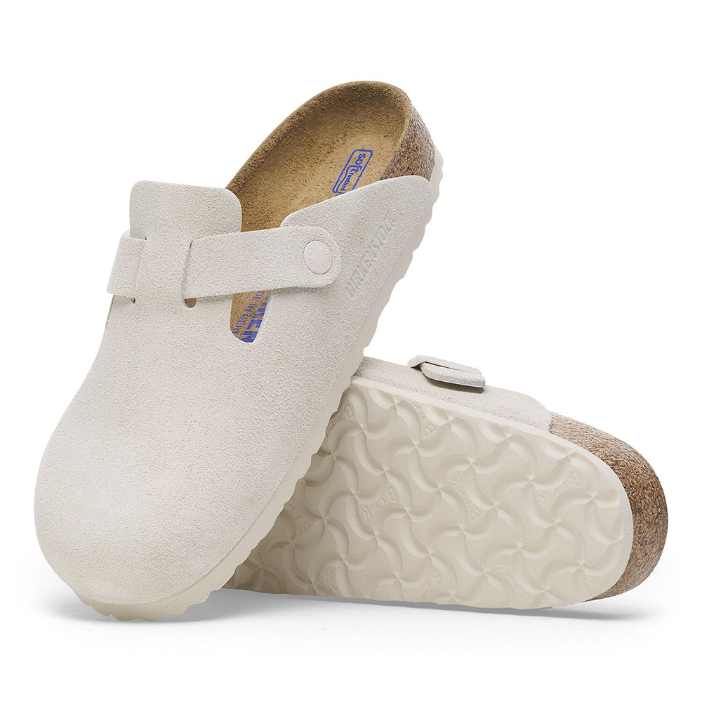 Birkenstock Boston Suede Leather Sneakers “white”