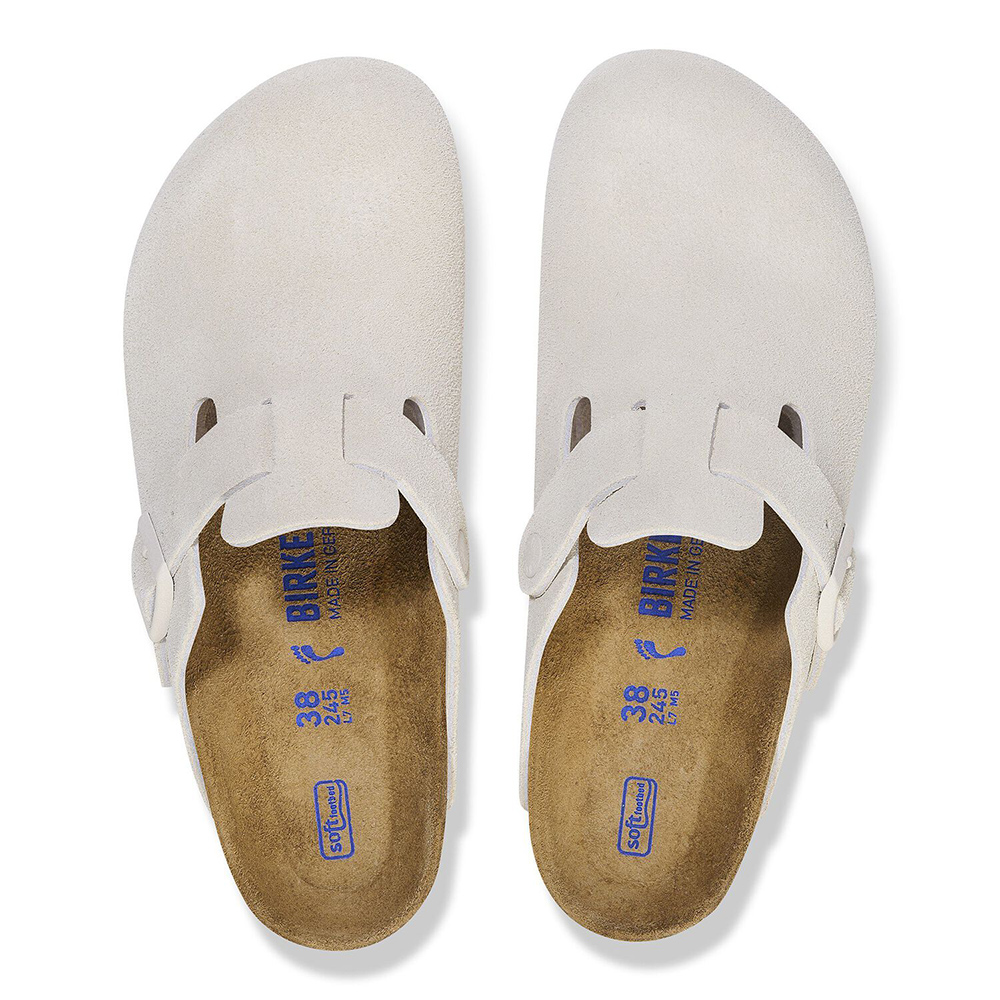 Birkenstock Boston Suede Leather Sneakers “white”