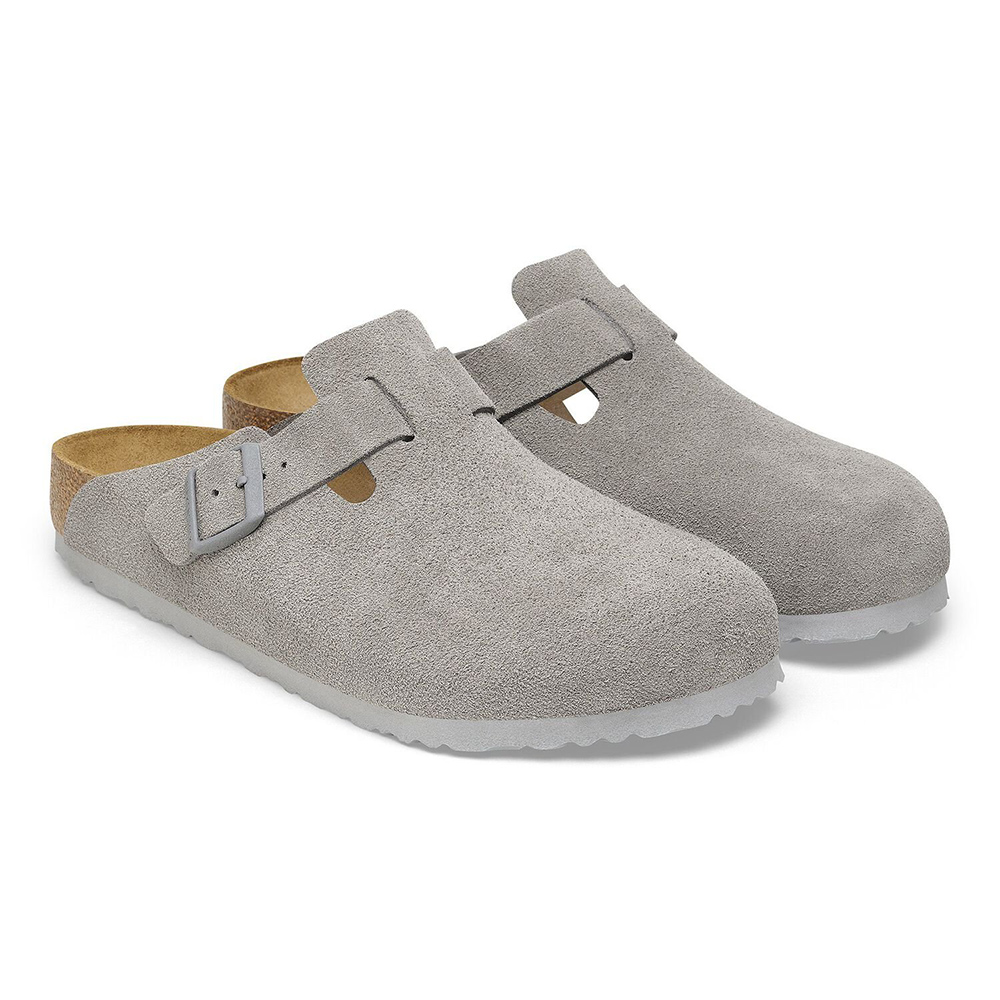 Birkenstock Boston Suede Leather Sneakers “grey”