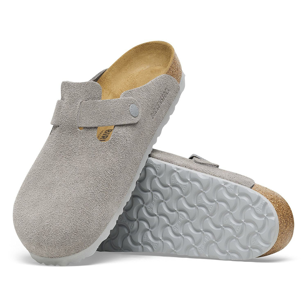 Birkenstock Boston Suede Leather Sneakers “grey”