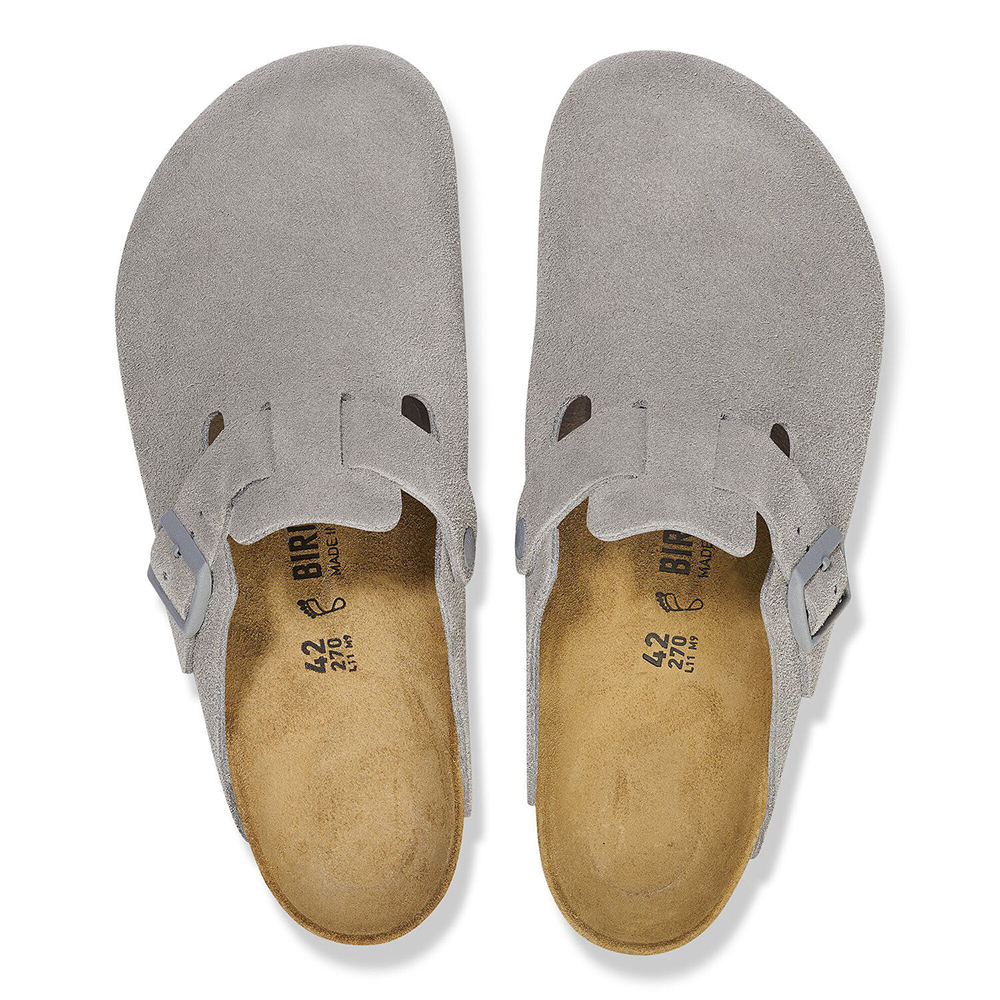 Birkenstock Boston Suede Leather Sneakers “grey”