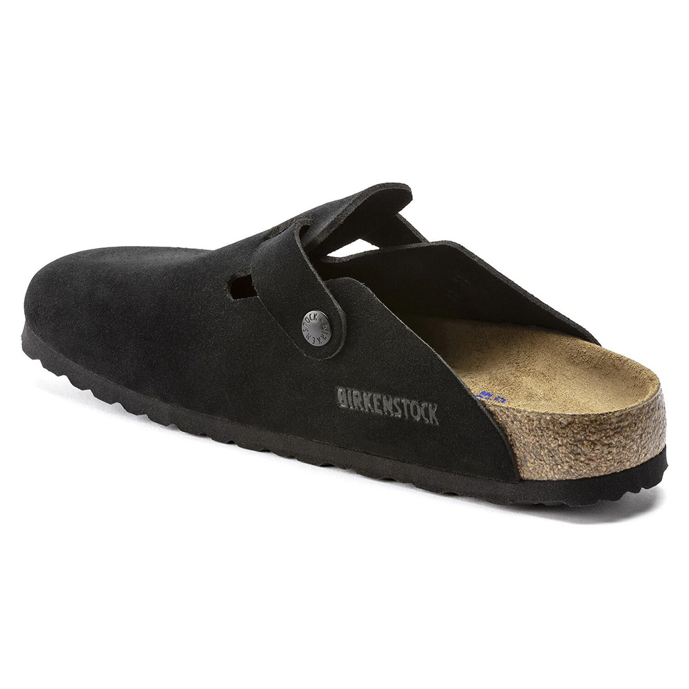 Birkenstock Boston Suede Leather Sneakers “Black”