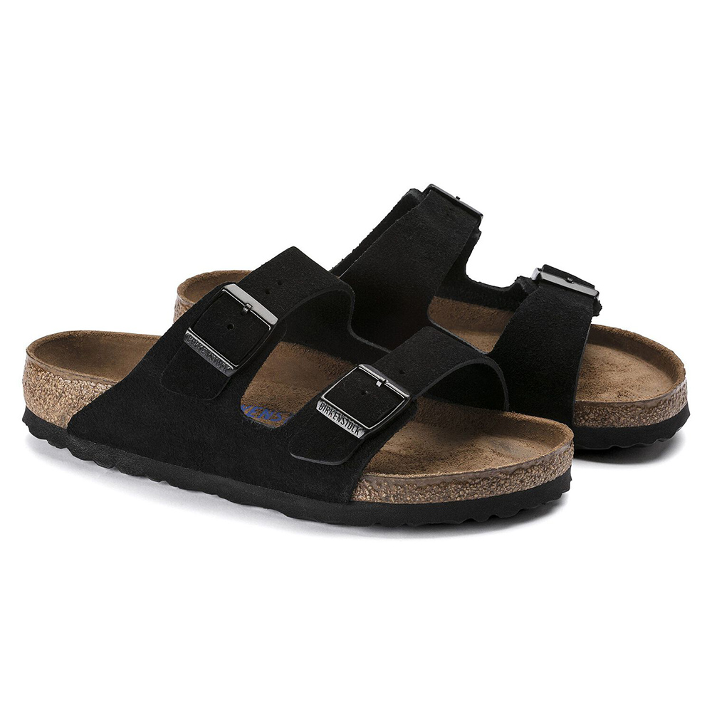 Birkenstock Boston Arizona Soft Footbed Suede Leather