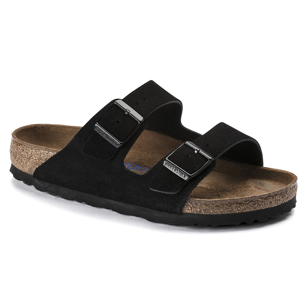 Birkenstock Boston Arizona Soft Footbed Suede Leather