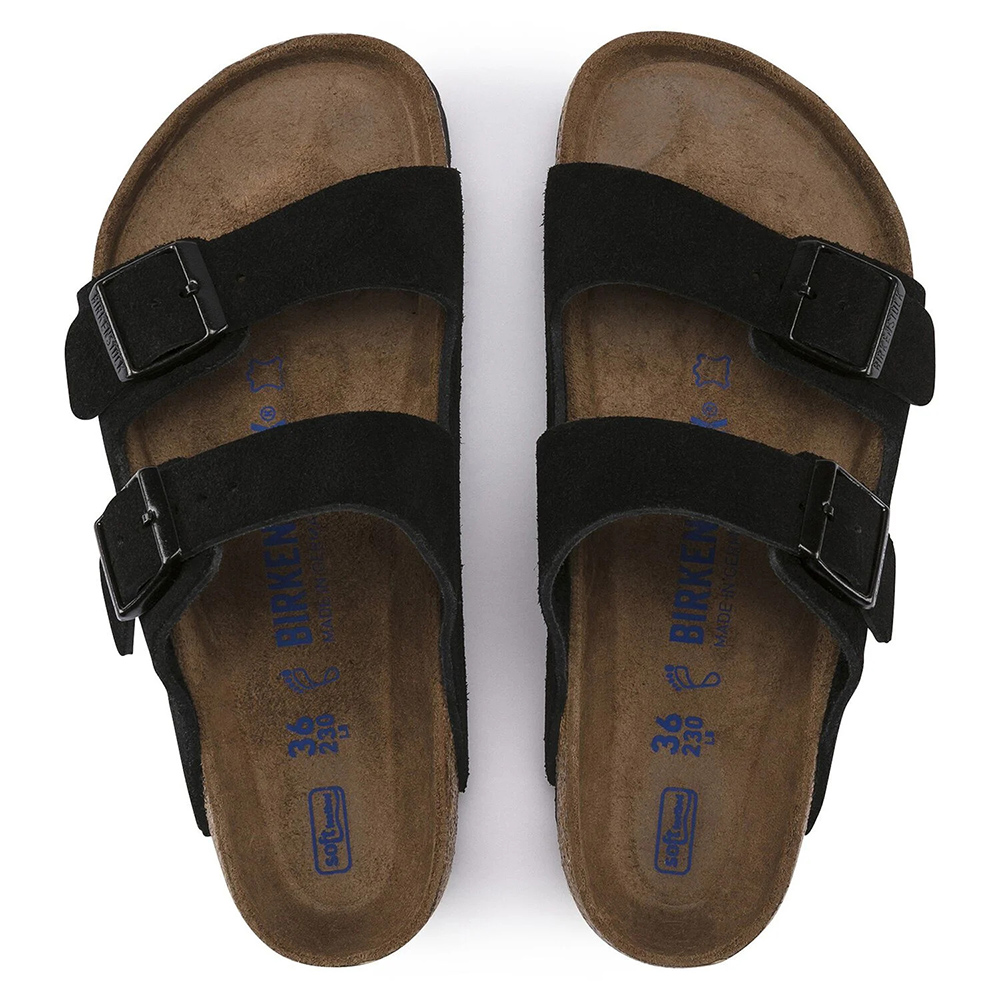 Birkenstock Boston Arizona Soft Footbed Suede Leather