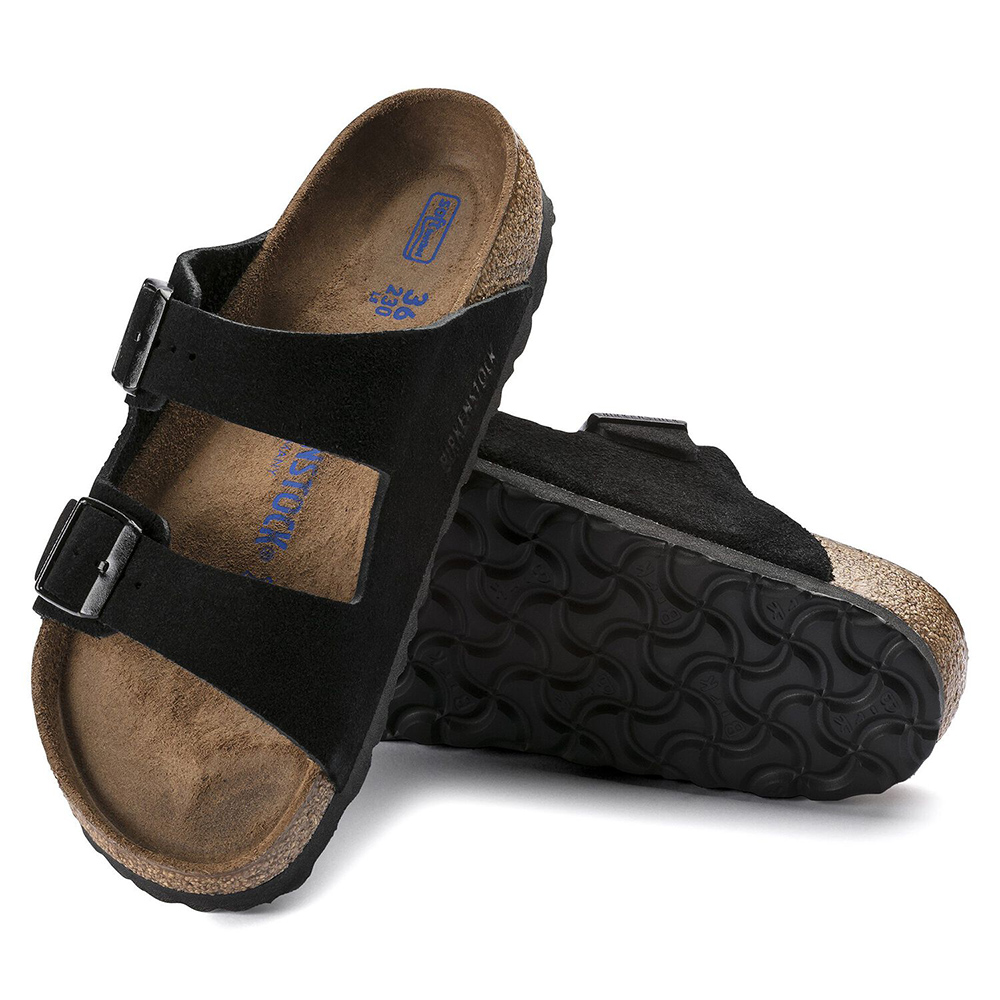 Birkenstock Boston Arizona Soft Footbed Suede Leather