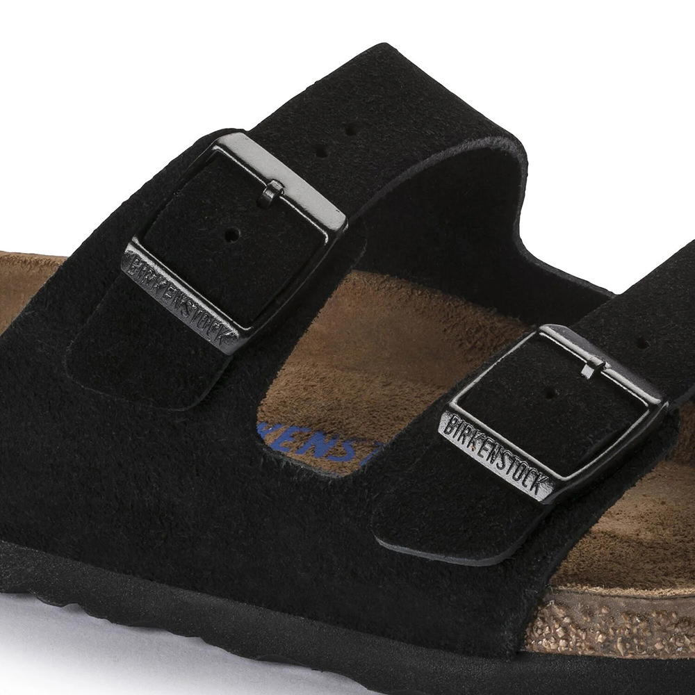 Birkenstock Boston Arizona Soft Footbed Suede Leather