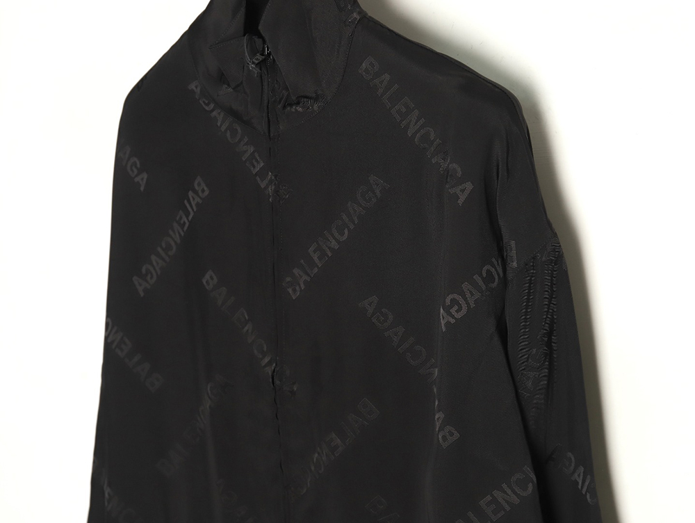 Balenciaga silk all-over print jacket