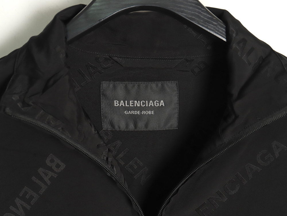 Balenciaga silk all-over print jacket