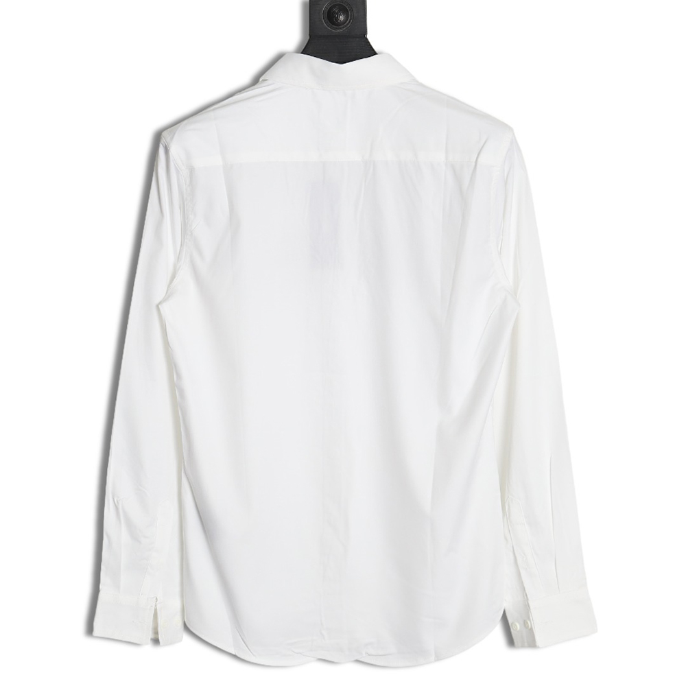 Dior gradient floral embroidered shirt long sleeves