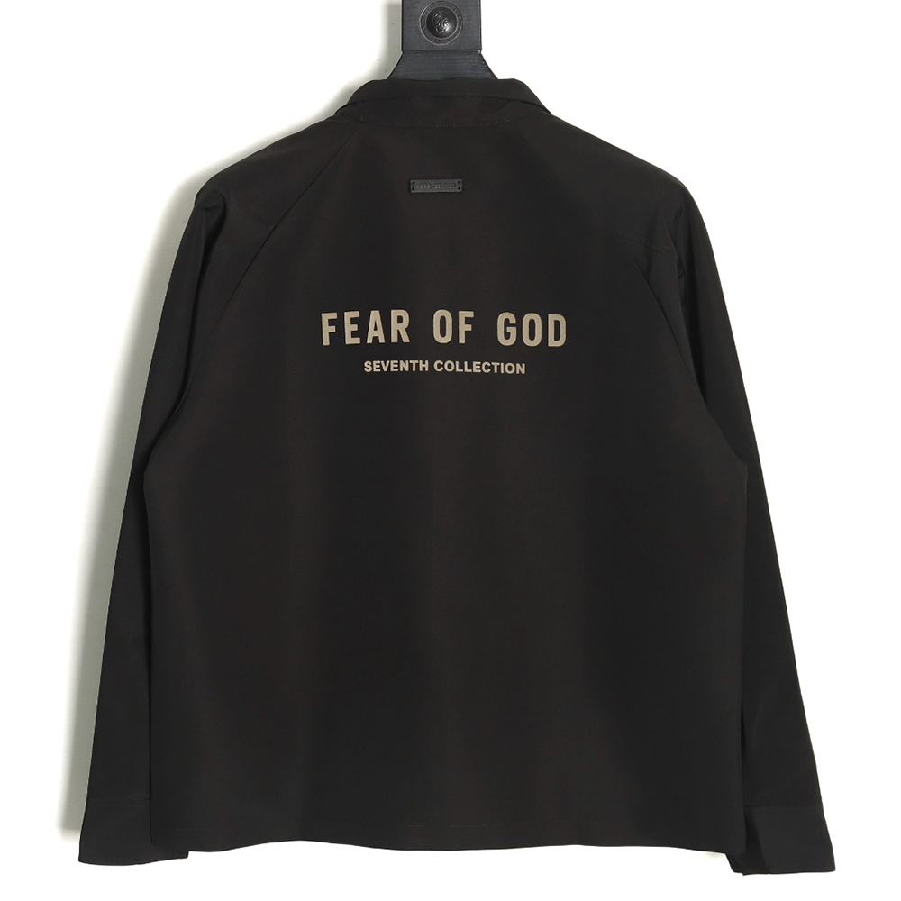 Fear of God Flocked Jacket Coach Jacket