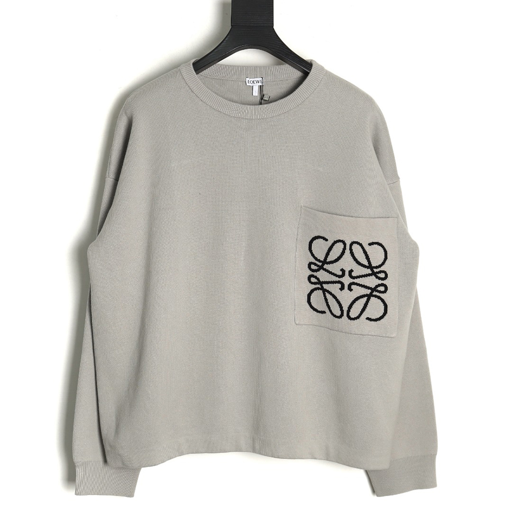 Loewe Pocket Jacquard Sweater TSK1