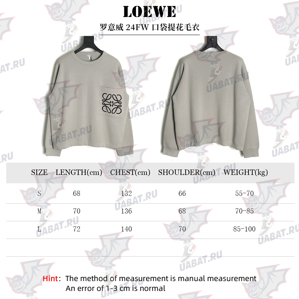 Loewe Pocket Jacquard Sweater TSK1