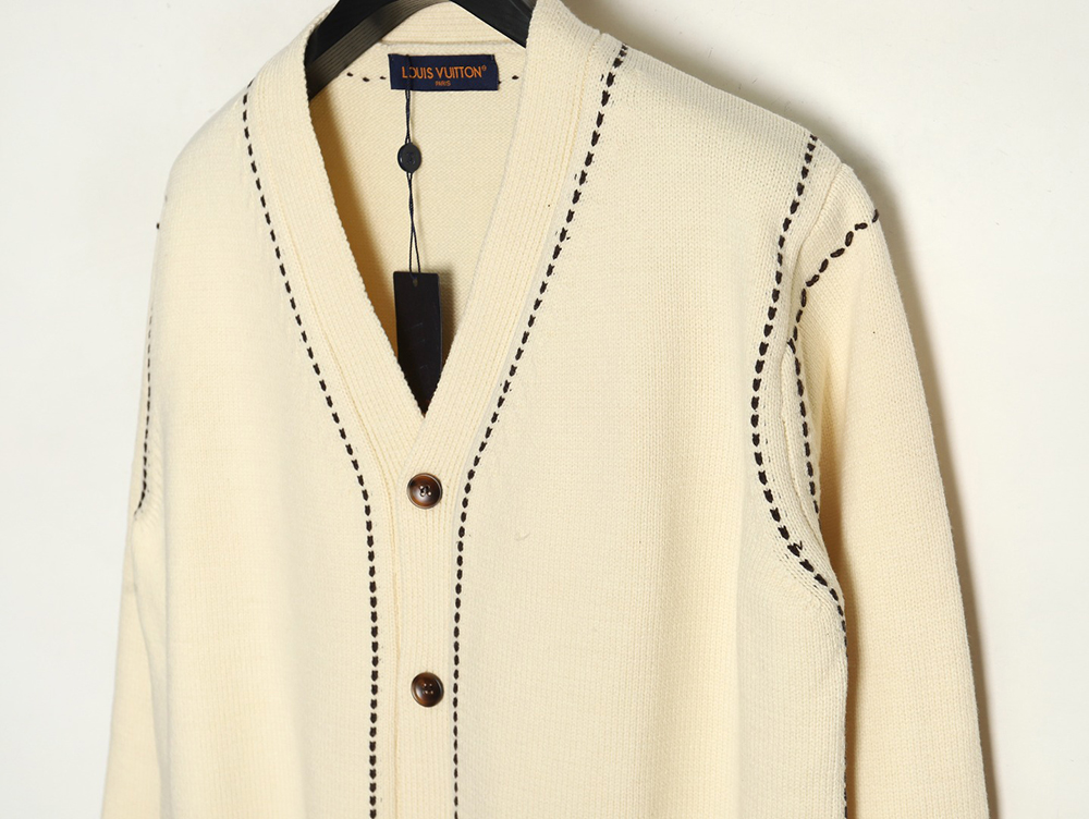 Louis Vuitton Letter Pocket Sweater Cardigan