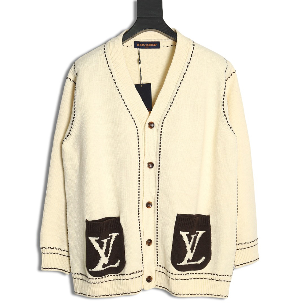 Louis Vuitton Letter Pocket Sweater Cardigan