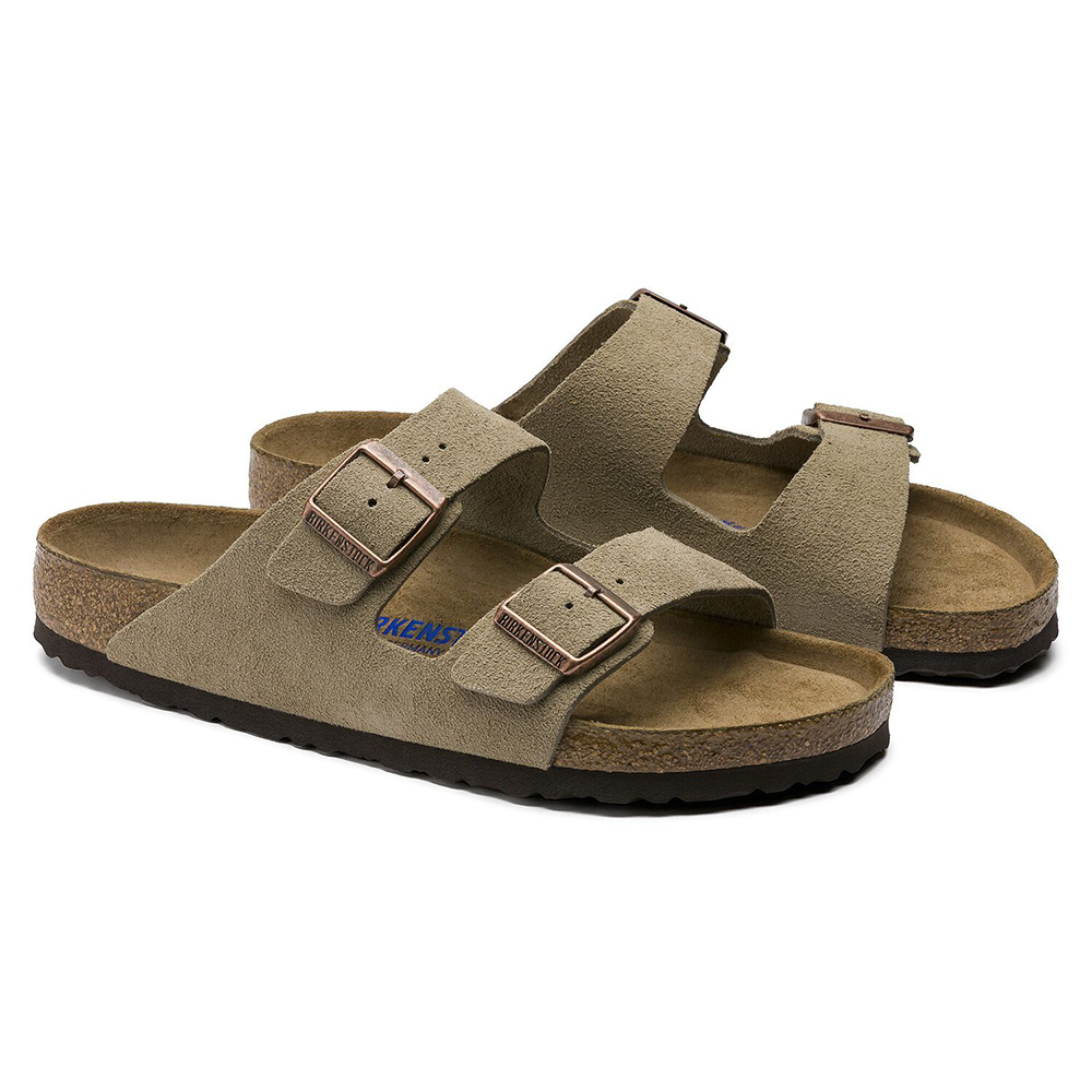 Birkenstock Boston Arizona Soft Footbed Suede Leather